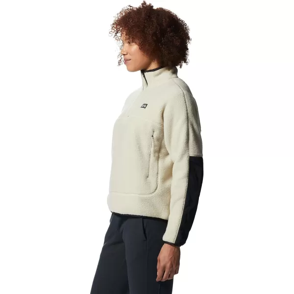imageMountain Hardwear Womens HiCamp Fleece Pullover for Hiking Travel Backpacking and Everyday WearWild Oyster