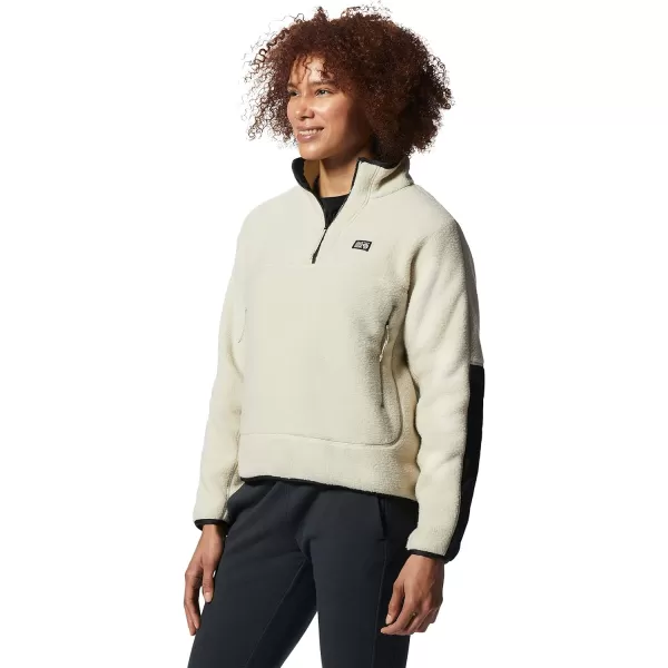 imageMountain Hardwear Womens HiCamp Fleece Pullover for Hiking Travel Backpacking and Everyday WearWild Oyster