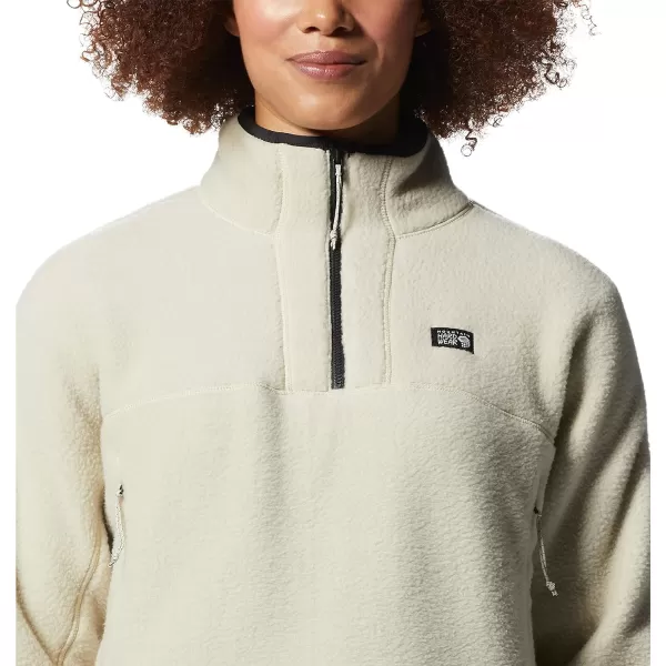 imageMountain Hardwear Womens HiCamp Fleece Pullover for Hiking Travel Backpacking and Everyday WearWild Oyster