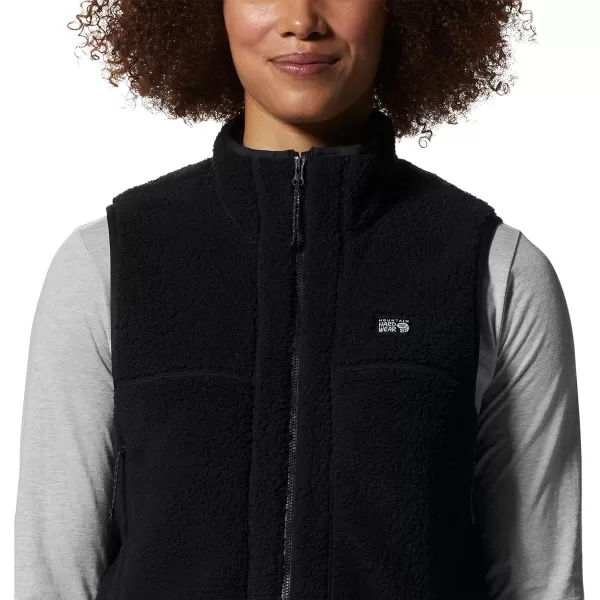 imageMountain Hardwear Womens HiCamp Fleece Vest for Hiking Travel Backpacking and Everyday WearBlack