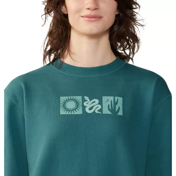 imageMountain Hardwear Womens MHW Graphic W CrewAqua Green