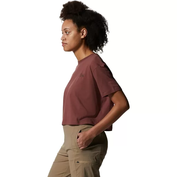 imageMountain Hardwear Womens MHW Logo Crop Short SleeveClay Earth