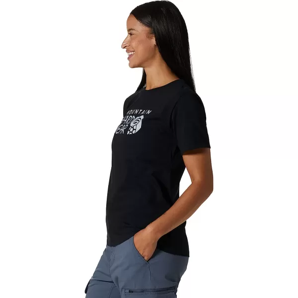 imageMountain Hardwear Womens MHW Logo Short Sleeve  Classic Lightweight Cotton TeeBlack
