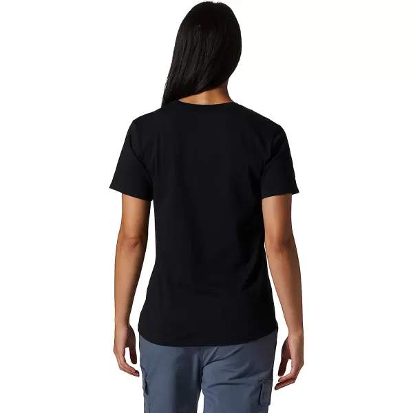 imageMountain Hardwear Womens MHW Logo Short Sleeve  Classic Lightweight Cotton TeeBlack
