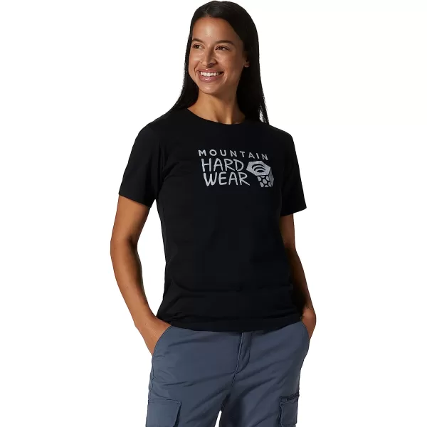 imageMountain Hardwear Womens MHW Logo Short Sleeve  Classic Lightweight Cotton TeeBlack