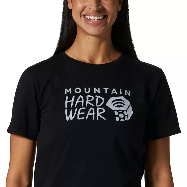 imageMountain Hardwear Womens MHW Logo Short Sleeve  Classic Lightweight Cotton TeeBlack