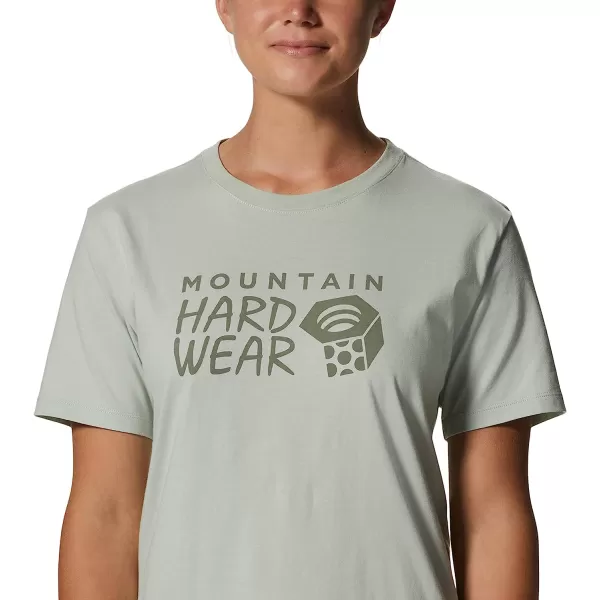 imageMountain Hardwear Womens MHW Logo Short Sleeve  Classic Lightweight Cotton TeeCactus White