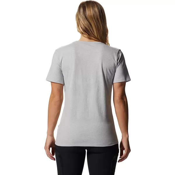 imageMountain Hardwear Womens MHW Logo Short Sleeve  Classic Lightweight Cotton TeeHardwear Grey Heather