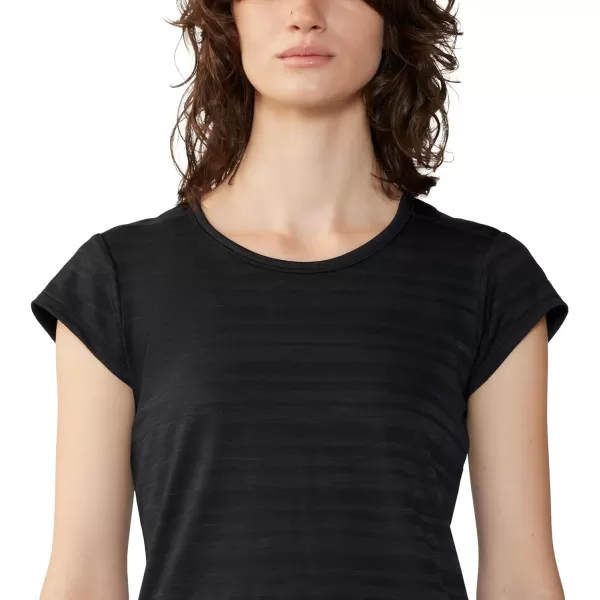 imageMountain Hardwear Womens Mighty Stripe Short SleeveBlack
