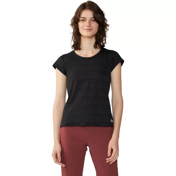 imageMountain Hardwear Womens Mighty Stripe Short SleeveBlack