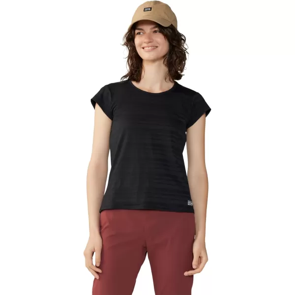 imageMountain Hardwear Womens Mighty Stripe Short SleeveBlack