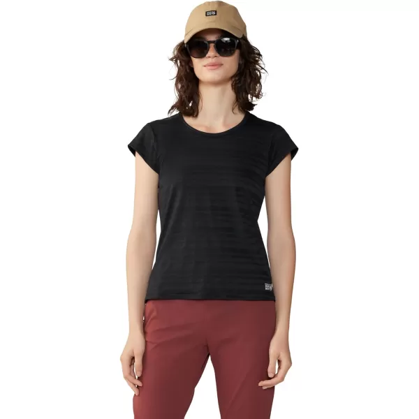 imageMountain Hardwear Womens Mighty Stripe Short SleeveBlack