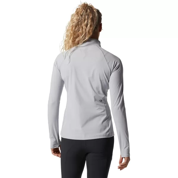 imageMountain Hardwear Womens Mountain Stretch Half Zip for Skiing Climbing Backpacking and HikingGlacial
