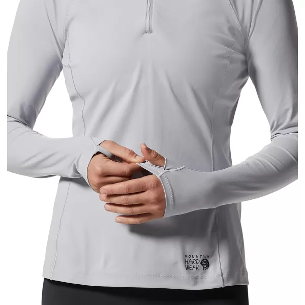 imageMountain Hardwear Womens Mountain Stretch Half Zip for Skiing Climbing Backpacking and HikingGlacial