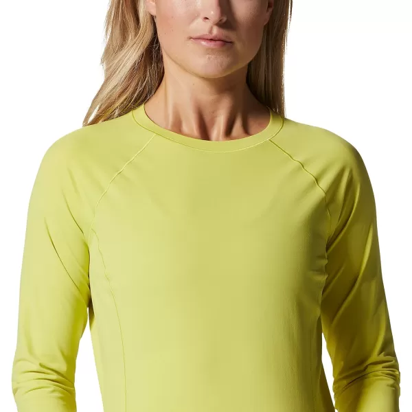 imageMountain Hardwear Womens Mountain Stretch Long Sleeve Crew for Hiking Climbing Skiing and Everyday WearStarfruit