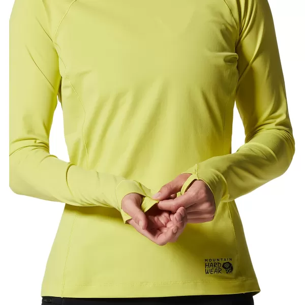 imageMountain Hardwear Womens Mountain Stretch Long Sleeve Crew for Hiking Climbing Skiing and Everyday WearStarfruit