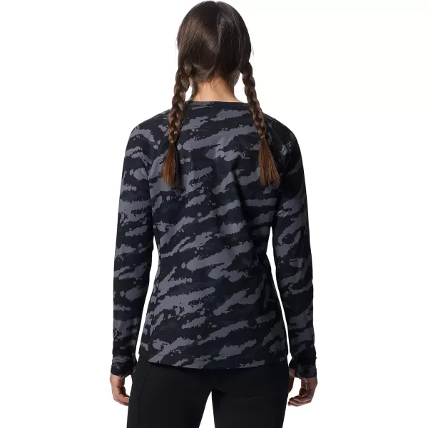 imageMountain Hardwear Womens Mountain Stretch Long Sleeve Crew for Hiking Climbing Skiing and Everyday WearZinc
