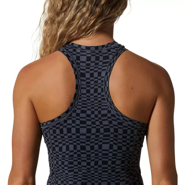 imageMountain Hardwear Womens Mountain Stretch TankletteBlue Slate Checks Print