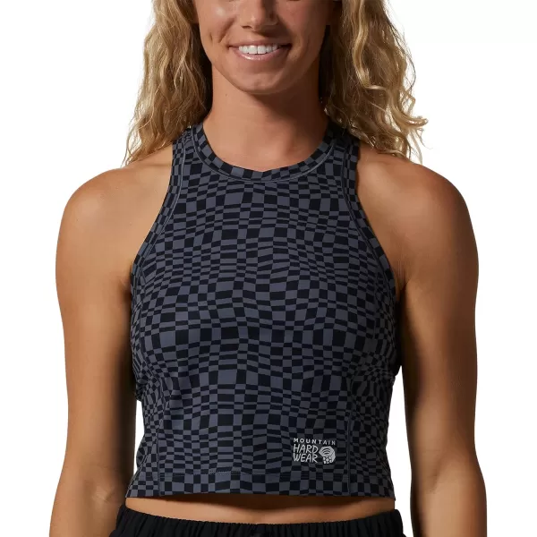 imageMountain Hardwear Womens Mountain Stretch TankletteBlue Slate Checks Print