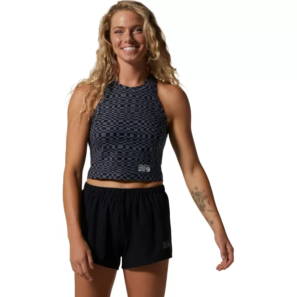 imageMountain Hardwear Womens Mountain Stretch TankletteBlue Slate Checks Print