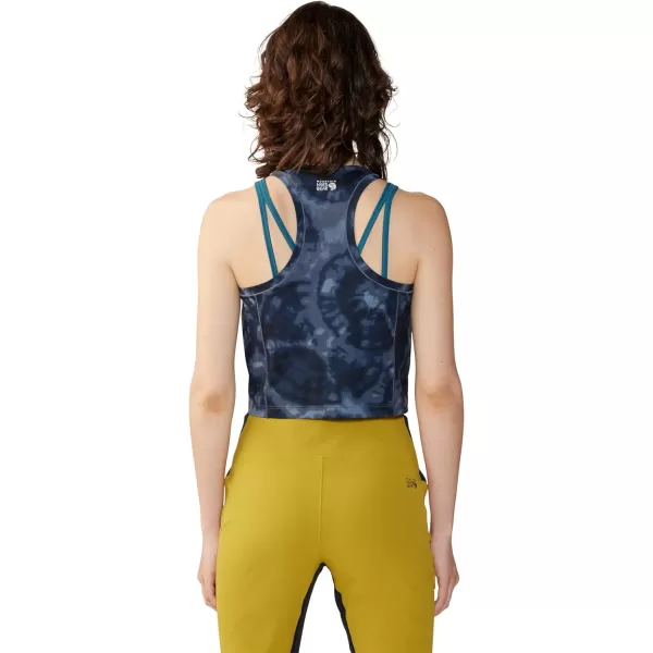 imageMountain Hardwear Womens Mountain Stretch TankletteBlue Slate Spore Dye Print