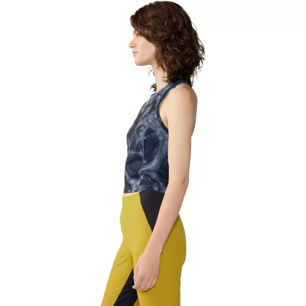imageMountain Hardwear Womens Mountain Stretch TankletteBlue Slate Spore Dye Print