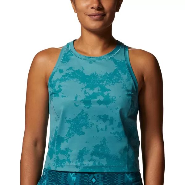 imageMountain Hardwear Womens Mountain Stretch TanklettePalisades Scatter Dye Print