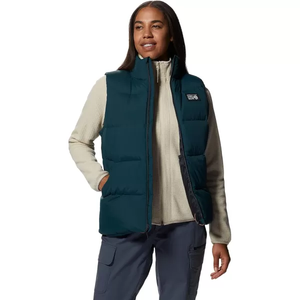 imageMountain Hardwear Womens Nevadan Down Vest for Camping Travel and Everyday Wear  Durable and InsulatedDark Marsh