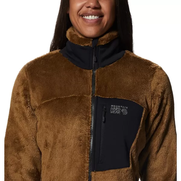 imageMountain Hardwear Womens Polartec High Loft Jacket for Hiking Travel Camping and Everyday Wear  Insulated and BreathableCorozo Nut