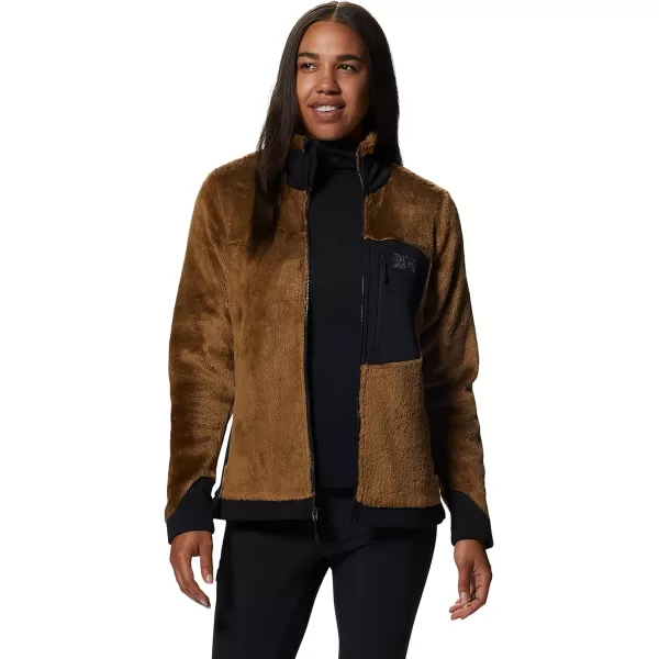 imageMountain Hardwear Womens Polartec High Loft Jacket for Hiking Travel Camping and Everyday Wear  Insulated and BreathableCorozo Nut