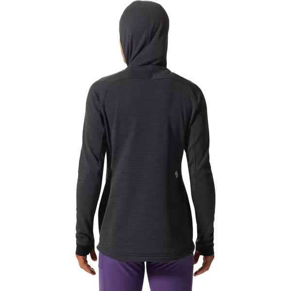 imageMountain Hardwear Womens Polartec Power Grid Full Zip Hoody for Climbing Hiking and Camping  Breathable and InsulatedBlue Slate Heather