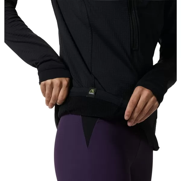 imageMountain Hardwear Womens Polartec Power Grid Half Zip JacketBlack