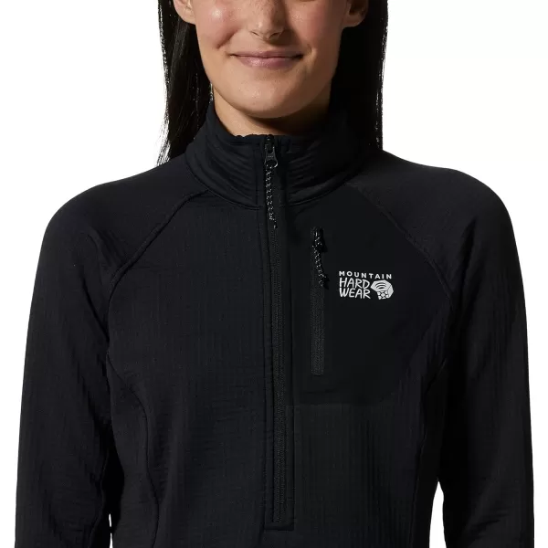 imageMountain Hardwear Womens Polartec Power Grid Half Zip JacketBlack
