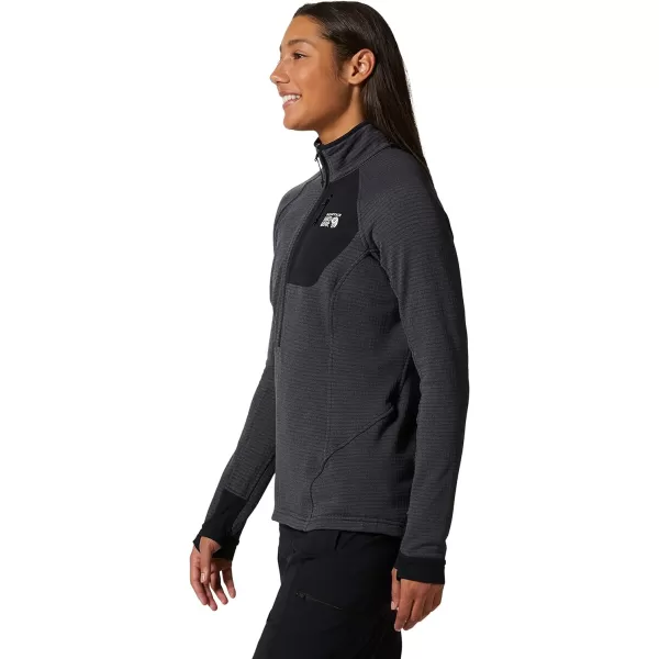 imageMountain Hardwear Womens Polartec Power Grid Half Zip JacketBlue Slate Heather