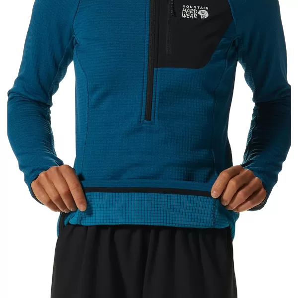 imageMountain Hardwear Womens Polartec Power Grid Half Zip JacketVinson Blue Heather