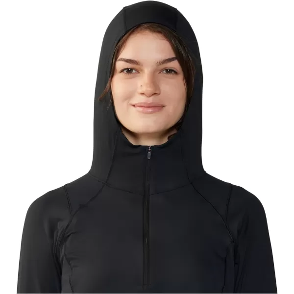 imageMountain Hardwear Womens Standard Crater Lake Crop ZipBlack