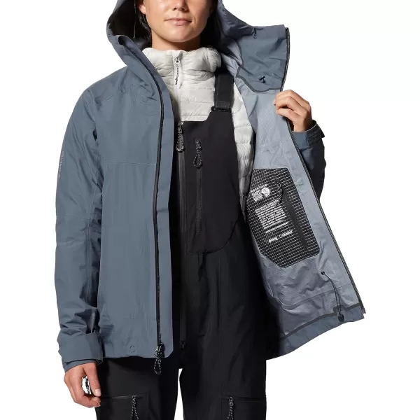 imageMountain Hardwear Womens Standard Dawnlight Goretex Pro JacketBlue Slate