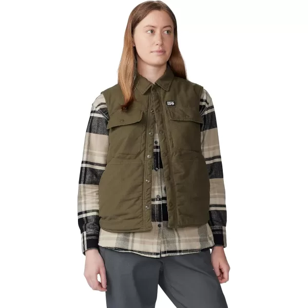 imageMountain Hardwear Womens Standard Flannel VestDark Pine