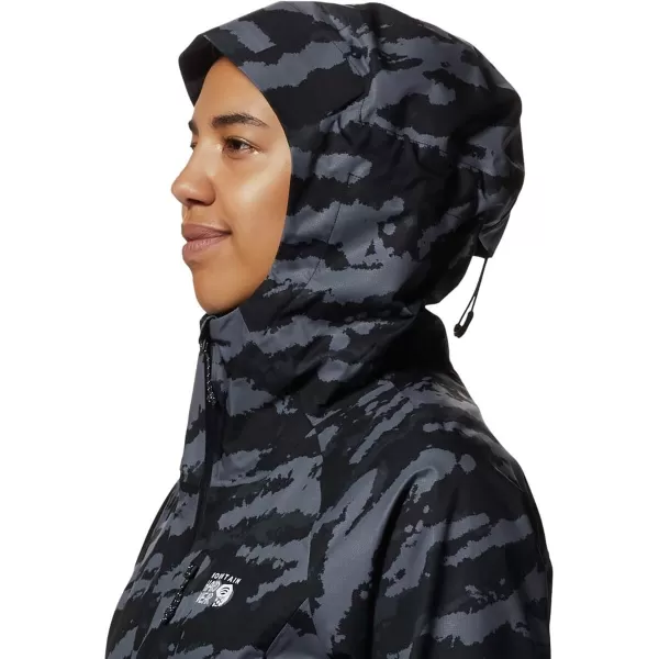 imageMountain Hardwear Womens Stretch Ozonic JacketBlack Paintstrokes Print