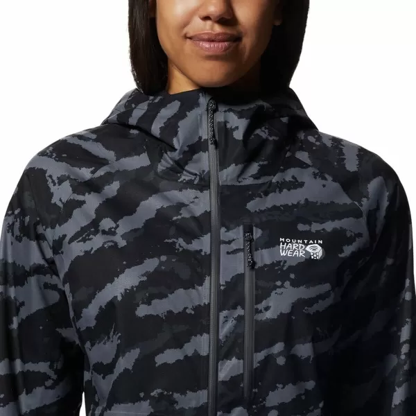 imageMountain Hardwear Womens Stretch Ozonic JacketBlack Paintstrokes Print