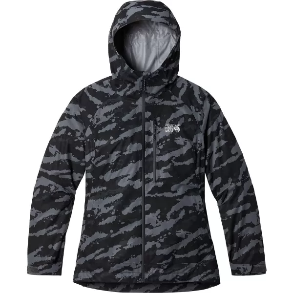 imageMountain Hardwear Womens Stretch Ozonic JacketBlack Paintstrokes Print