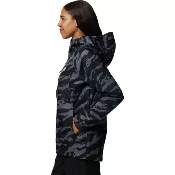 imageMountain Hardwear Womens Stretch Ozonic JacketBlack Paintstrokes Print