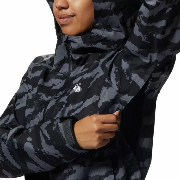 imageMountain Hardwear Womens Stretch Ozonic JacketBlack Paintstrokes Print