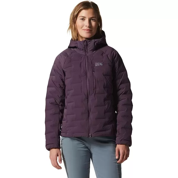 imageMountain Hardwear Womens StretchDown Hoody for Hiking Backpacking Camping and Everyday Wear  Insulated and DurableDark Storm Heather