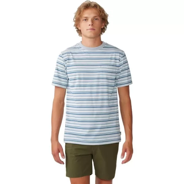 imageMountain Hardwear Mens Low Exposure Short SleeveMhw White Crag Stripe