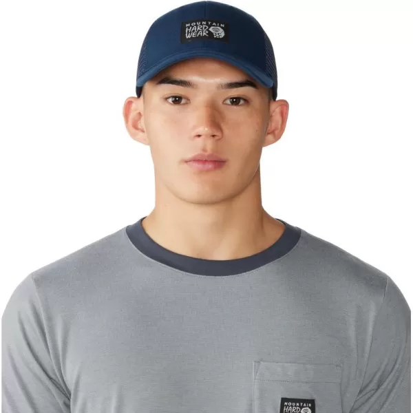 imageMountain Hardwear Unisex MHW Logo Trucker Hat for Casual Travel Outdoors and EverydayHardwear Navy