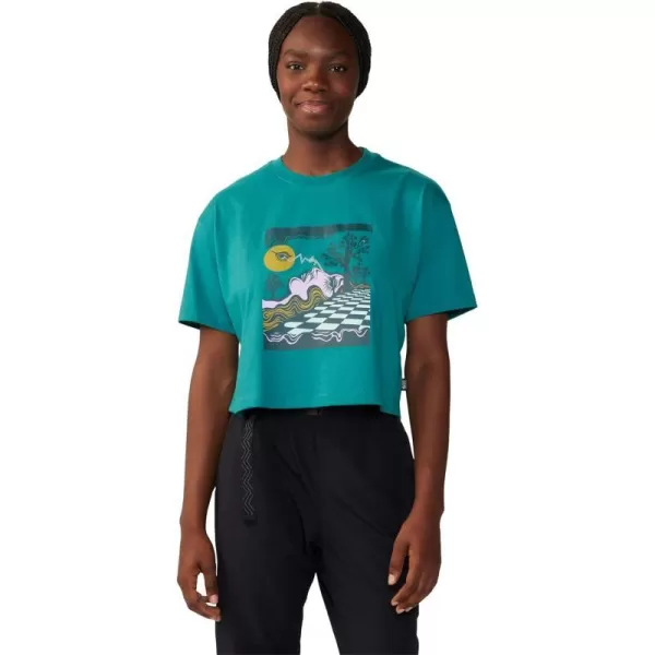 imageMountain Hardwear Womens Graphic Boxy Crop W Short SleeveWintermint