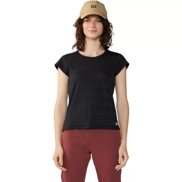 imageMountain Hardwear Womens Mighty Stripe Short SleeveBlack