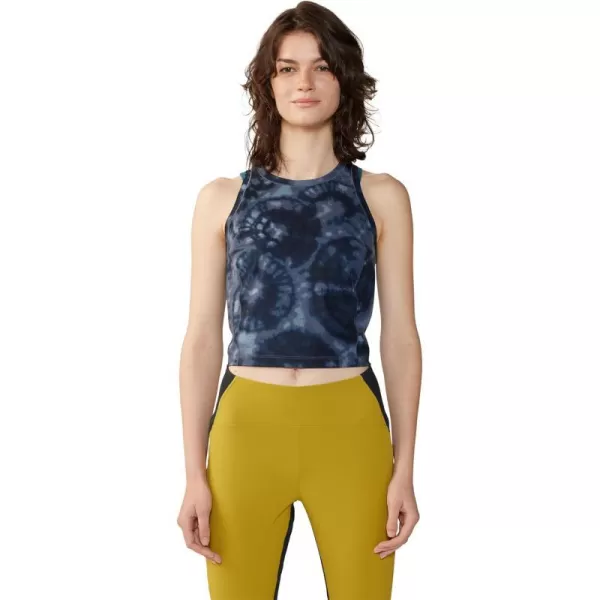 imageMountain Hardwear Womens Mountain Stretch TankletteBlue Slate Spore Dye Print