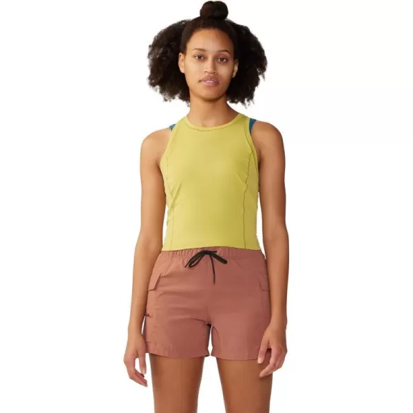imageMountain Hardwear Womens Mountain Stretch TankletteBright Olive